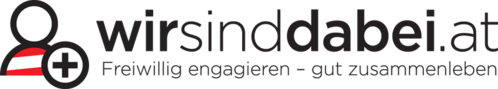 Logo des Ehrenamtsportal www.wirsinddabei.at