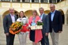 v.l.: LR Max Hiegelsberger, Sylvia Matthes, Mag.a Karin Imlinger-Bauer, Bgm. Gerhard Obernberger, und Dr. Thomas Watzenböck (Schloss Kremsegg)