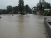 Hochwasser 2002 bei der Kreuzung Schwimmschule