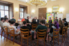 Schülerinnen und Schüler der Berufsschule Linz 2 beim Workshop Forum junge Demokratie im Linzer Landhaus 