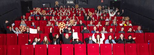 Preisträgerinnen und Preisträger des Filmpreis DEX im Kino Moviemento Linz