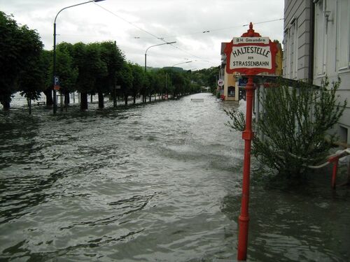Hochwasser 2013 in Gmunden