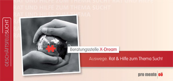 Folder der X-Dream Drogenberatungsstelle 