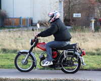 Mopedfahrer 
