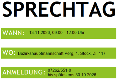 Sprechtag Oö. Patienten- und Pflegevertretung