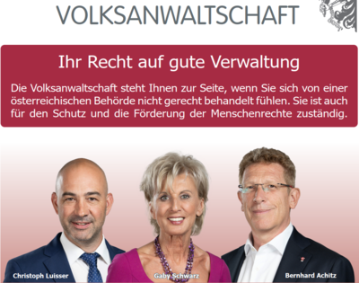 Sprechtage Volksanwaltschaft