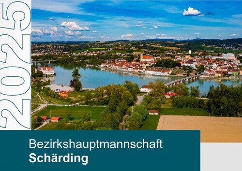 Titelbild Jahresbericht Bezirk Schärding, Blick in den Bezirk Schärding