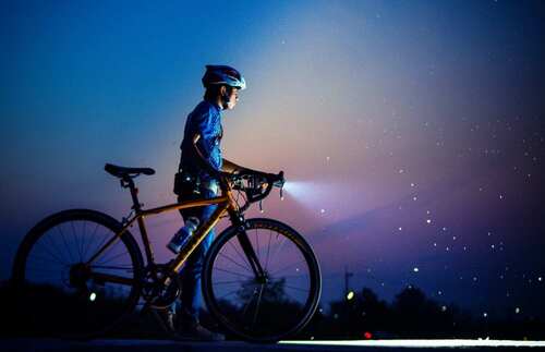 Fahrrad in der Nacht
