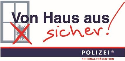 Logo der Kampagne Von Haus aus sicher!