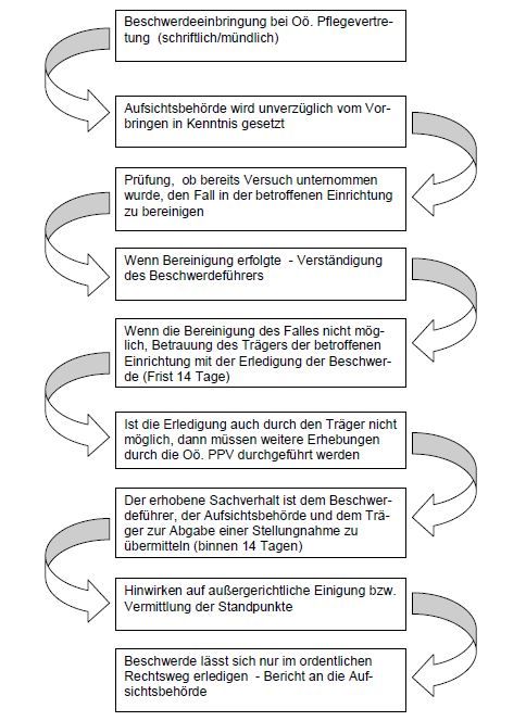 Bild vergrößern: Schematische Darstellung der Oö. Pflegevertretung Schematische Darstellung der Oö. Pflegevertretung