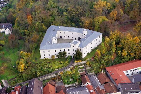 Luftaufnahme Schloss Ebelsberg