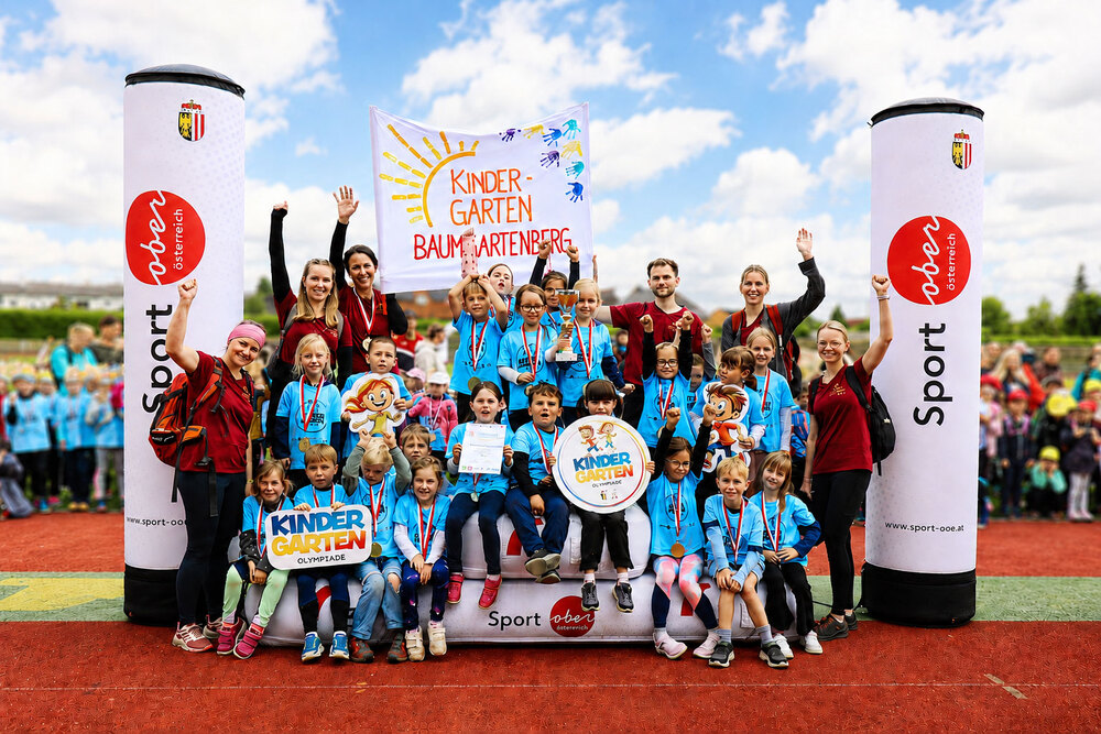 Siegerfoto der Kindergaten-Olympiade 2026