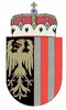 Wappen des Landes Oberösterreich in Farbe