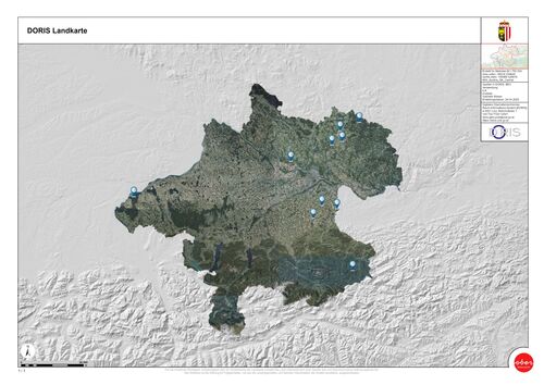 Uebersichtskarte Waldlabore Uebersichtskarte Waldlabore