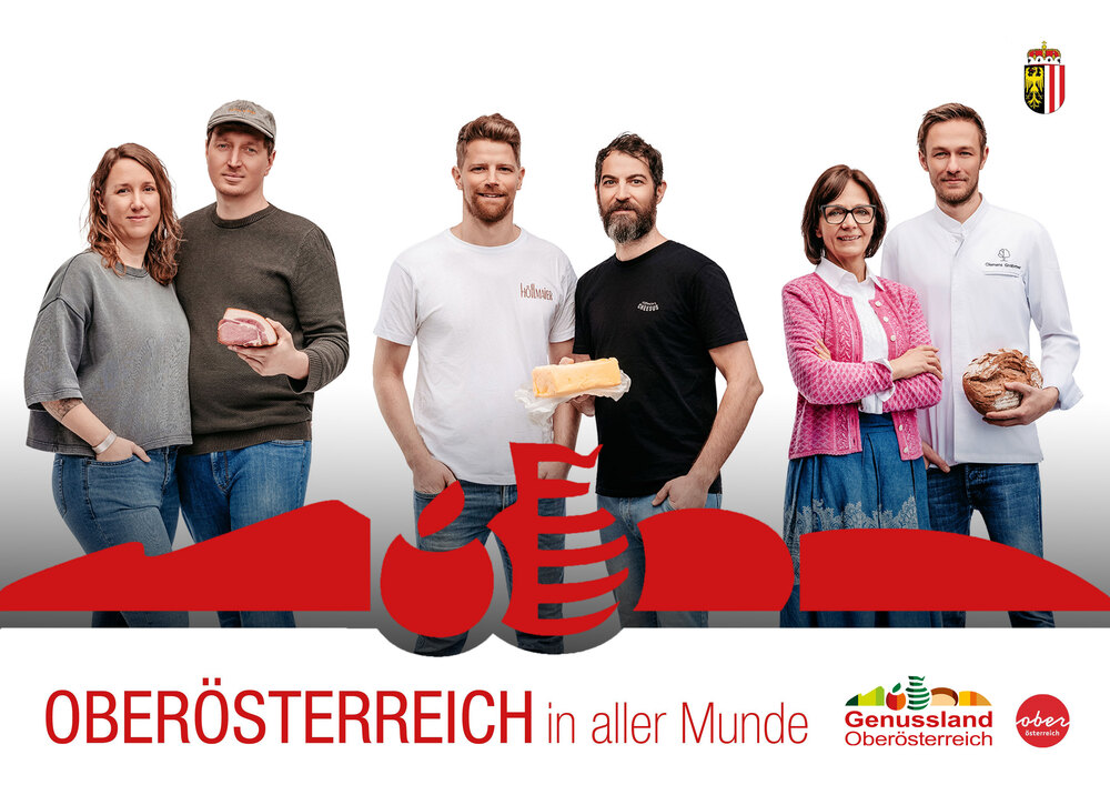 Genusslandpartner:innen mit Produkten
