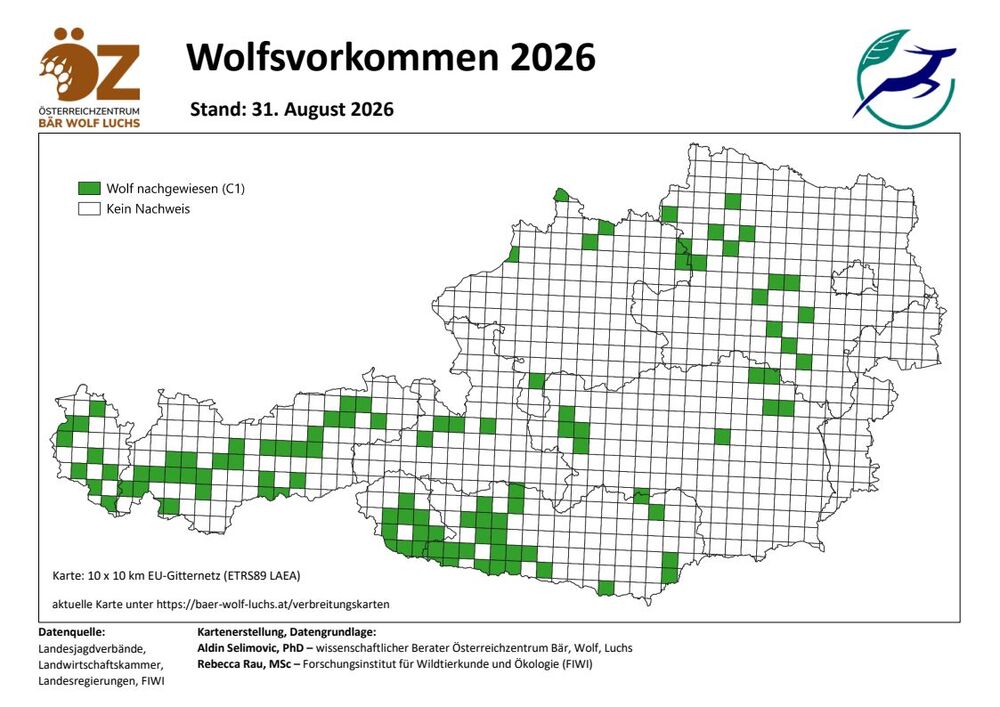 Wolfsvorkommen 31.08.2026
