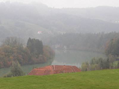 Konglomeratfelswand, Ennsufer im Bereich Dürnbach 