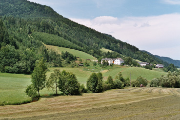 Landschaft mit Sarmingbach 