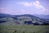 Blick von Schoibern auf das Streusiedlungsgebiet am Lackenberg mit mäßig strukturreicher Kulturlandschaft