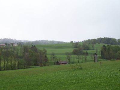 Struktur alter Ackerterrassen unterhalb von Radau 