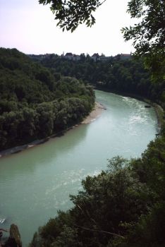 Salzach im Durchbruchsbereich beim Oberen Weilhartsforst 