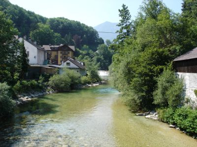 Ischl stark verbaut im Stadtgebiet von Bad Ischl 1