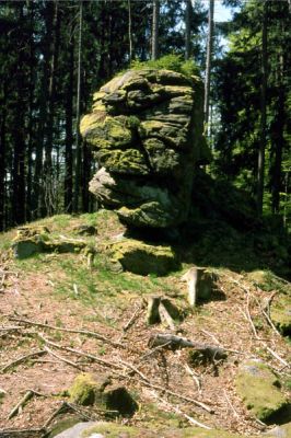 Der Gipfelbereich des Hochwendstein (Wollsackverwitterung)