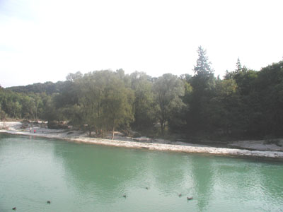 Schotterbank in der Steyr bei St. Anna 