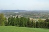 Blick in das Eferdinger Becken von der Landerlkapelle südöstlich von Schaumberg Richtung Osten 