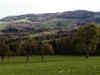 Blick auf den Damberg-Spadenbergzug und das Wiesengebiet von Unterwald von Gmain aus 2,1 km ostnordöstlich von St. Ulrich bei Steyr