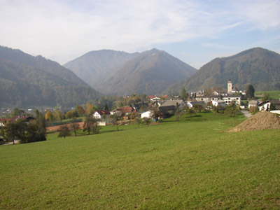 Ort Großraming in Richtung Westen 