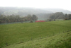 Landwirtschaftlich genutzte Ennsterrassen, Konglomeratfelswand beim Ennsufer im Bereich Dürnbach