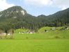 Streusiedlungen am Hang westlich von Bad Goisern 