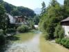 Ischl stark verbaut im Stadtgebiet von Bad Ischl