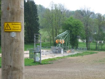 Nickender Pferdekopf (Erdgasgewinnung) in Ried im Traunkreis