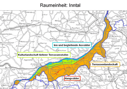 Karte: Raumeinheit Inntal