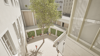 Visualisierung Bauprojekt: Innenhof Lessingstraße