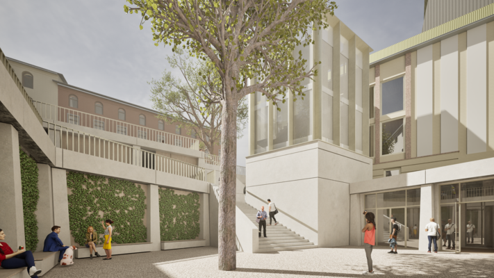 Visualisierung Bauprojekt: Innenhof Lessingstraße