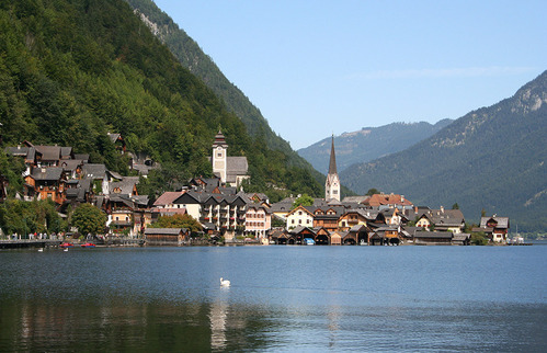 Sicht auf den Hallstättersee