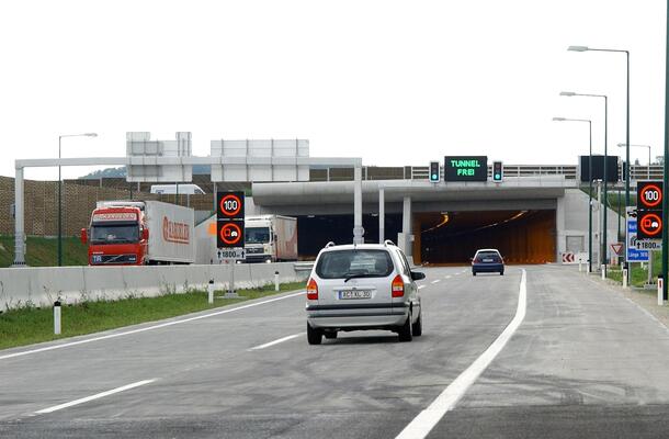 Autobahntunnel Bindermichl in Linz
