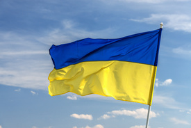 Ukrainische Flagge