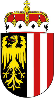 Landeswappen Oberösterreich in Farbe