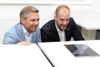Landesrat Wolfgang Hattmannsdorfer und Digital-Staatssekretär Florian Tursky besuchten die DigiCamps im Sommer 2022.