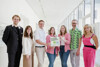 Valentin Weibold (Open Air Ottensheim), Astrid Bonk (Klassik am Dom), Umwelt- und Klima-Landesrat Stefan Kaineder, Alexandra Wallerberger und Leonie Groissböck (Landjugend Haag am Hausruck), Norbert Rainer (Klimabündnis Oberösterreich), Ida Leibetseder (Open Air Ottensheim).