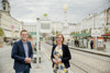 Klima-Landesrat Stefan Kaineder mit Klimaschutzministerin Leonore Gewessler