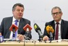 Landesrat für Infrastruktur Mag. Günther Steinkellner und Regionalmanager Dr. Paul Sonnleitner bei der heutigen Pressekonferenz zum Fahrplanwechsel 