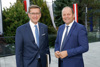 Landesenergiereferent/innen-Konferenz im Zillertal in Tirol - v.l.: Wirtschafts- und Energie-Landesrat Markus Achleitner mit dem Tiroler LH-Stv. Josef Geisler. 