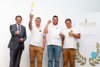 Goldgewinner Kategorie „Innovativ“ - v.l.: Wirtschafts-Landesrat Markus Achleitner, Johannes Fischerleitner, Patrick Schoyswohl, Thomas Fellinger.