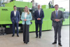 v.l.: Dr. Stefan Engleder, CEO ENGEL Holding, Wirtschaftsministerin Dr.in Margarete Schramböck, Prof. Dr. Dieter W. Fellner, Geschäftsführer Fraunhofer Austria, und Wirtschafts-Landesrat Markus Achleitner.