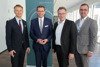 v. l.: Werner Pamminger (Geschäftsführer Business Upper Austria), Wirtschafts-Landesrat Markus Achleitner, AMS-Vorstand Johannes Kopf, Manfred Luger (Abteilungsleiter Human Capital Management, Business Upper Austria).